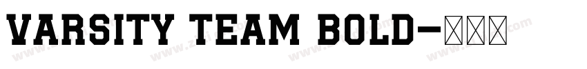 Varsity Team Bold字体转换